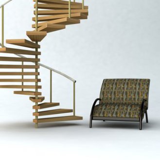 Vorteile einer Wendeltreppe - #78719510  martina- - Fotolia.com 