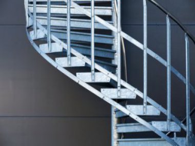 Wendeltreppe aus Stahl - #71247731  eugenesergeev - Fotolia.com